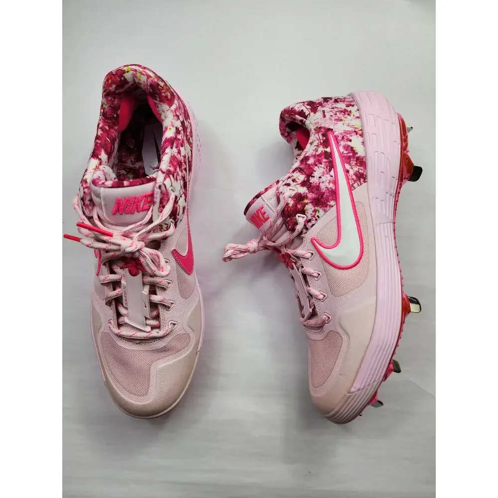 New Nike Exclusive Alpha Huarache Elite Baseball Cleats “Mother’s Day” 12